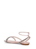 10mm Mafaldina patent leather sandals