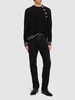 Regular cotton denim pants