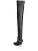 95mm Faux leather over-the-knee boots