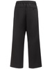 Wool blend straight pants