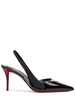 80mm Posticha patent leather & PVC pumps