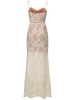 Embellished lace maxi dress