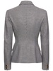 Houndstooth wool & lurex blazer