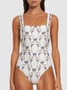 Cafe floral lycra one piece swimsuit