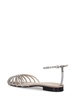 5mm Rebecca embellished satin flats