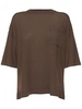 Wool & cashmere short sleeve sweater