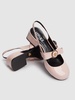 35mm Gianni Ribbon patent sling backs