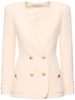 Wool bouclé tweed jacket