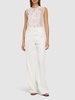 Sleeveless chiffon top
