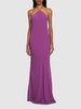Rebecca silk georgette maxi slip dress