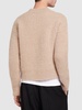 Ribbed mohair blend crewneck sweater