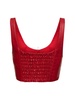 Zipped crop top