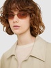 Square metal sunglasses