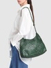 Santa Rosa handwoven tapered leather bag