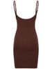 Sculpting jersey slip-on mini dress