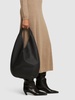 Le Neige grain leather tote bag