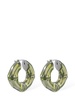 Small Bamboo hoop earrings