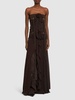 LVR Exclusive silk georgette long dress