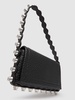 Roz pebbled leather wallet w/chain