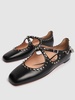 10mm Beliska studded leather flats