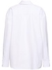 Asymmetrical poplin shirt