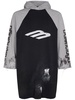 3B stencil hooded stretch cotton t-shirt