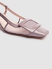 45mm Belle Vivier mesh slingback pumps