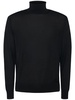 Knit wool turtleneck