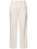 Garment-dyed lightweight linen pants