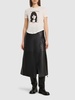 Georgette printed cotton jersey t-shirt
