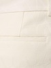 Wo & silk crepe logo h/wa straight pants