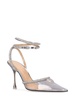 100mm Georgia embellished PVC pumps