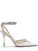 100mm Georgia embellished PVC pumps