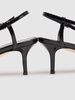 55mm Helit patent leather slingbacks