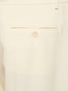 Wool & silk straight pants