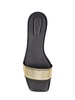 Carter metallic slide sandals