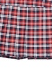 Plaid cotton mini skirt w/ zips