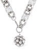 Chain crystal pendant necklace