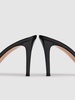 85mm Patent leather mules