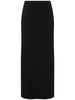 Alce stretch viscose crepe long skirt