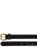 Patent leather belt