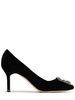 70mm Hangisi velvet pumps