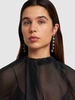 Crystal linear earring