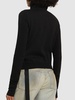 Mountain jersey zip-up cotton sweatshirt