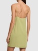 Embellished satin envers dress