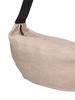 LVR Exclusive Small linen Crescent bag