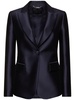 Mikado single breast blazer