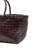 Triple Jump Big bamboo leather bag