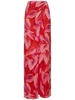 Phoebe printed viscose midi wrap skirt