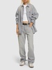 Mid rise straight fit denim jeans